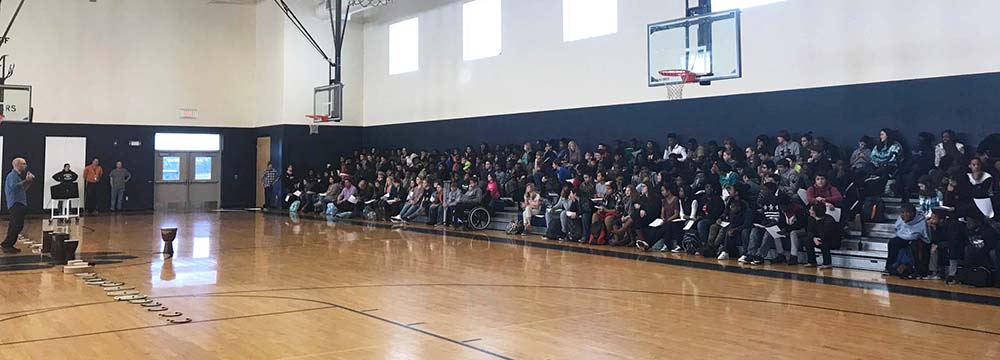 Students at Kinston, NC school