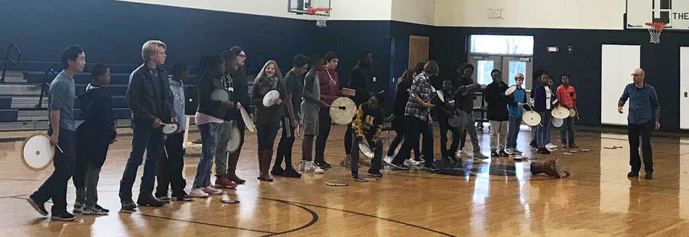Students at Kinston, NC school